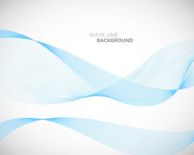 Zarif soyut vektör dalga çizgisi fütüristik biçim arkaplan şablonu