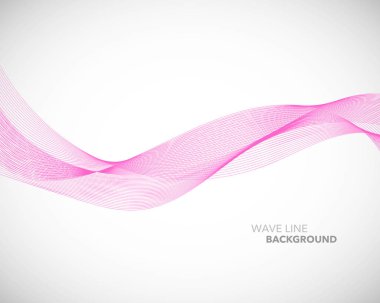 Zarif soyut vektör dalga çizgisi fütüristik biçim arkaplan şablonu