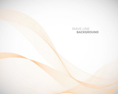 Zarif soyut vektör dalga çizgisi fütüristik biçim arkaplan şablonu