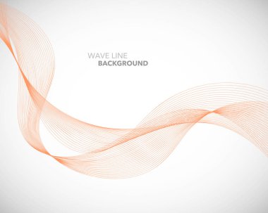 Zarif soyut vektör dalga çizgisi fütüristik biçim arkaplan şablonu