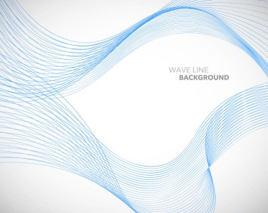 Zarif soyut vektör dalga çizgisi fütüristik biçim arkaplan şablonu