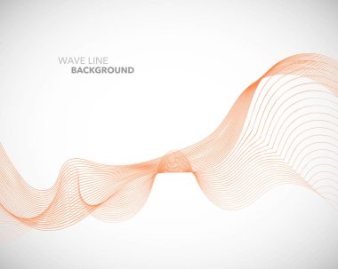 Zarif soyut vektör dalga çizgi fütüristik stili arka plan te