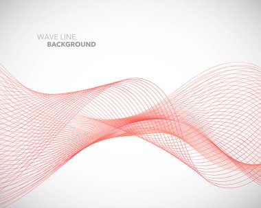 Zarif soyut vektör dalga çizgi fütüristik stili arka plan te