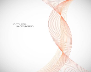 Zarif soyut vektör dalga çizgi fütüristik stili arka plan te