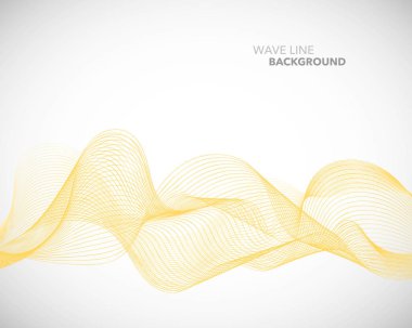 Zarif soyut vektör dalga çizgi fütüristik stili arka plan te