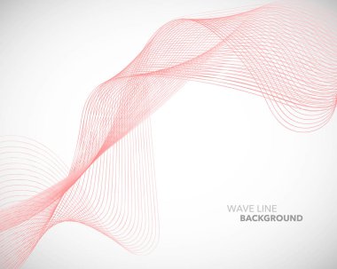 Zarif soyut vektör dalga çizgi fütüristik stili arka plan te