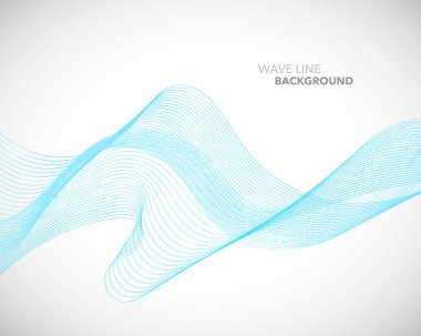 Zarif soyut vektör dalga çizgi fütüristik stili arka plan te