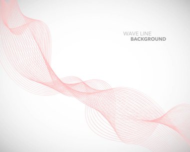 Zarif soyut vektör dalga çizgi fütüristik stili arka plan te