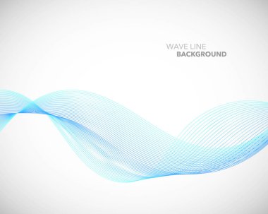 Zarif soyut vektör dalga çizgi fütüristik stili arka plan te