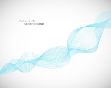 Zarif soyut vektör dalga çizgi fütüristik stili arka plan te