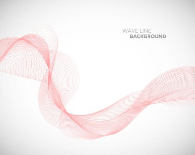 Zarif soyut vektör dalga çizgi fütüristik stili arka plan te