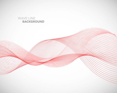 Zarif soyut vektör dalga çizgi fütüristik stili arka plan te