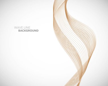 Zarif soyut vektör dalga çizgi fütüristik stili arka plan te