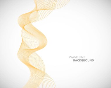 Zarif soyut vektör dalga çizgi fütüristik stili arka plan te