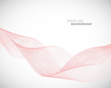 Zarif soyut vektör dalga çizgi fütüristik stili arka plan te