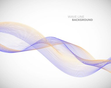 Zarif soyut vektör dalga çizgi fütüristik stili arka plan te