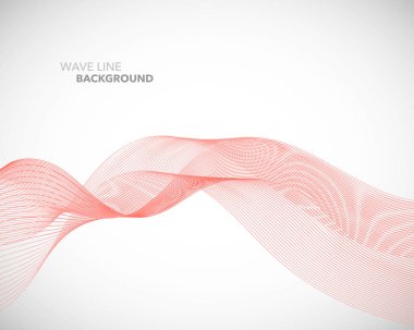 Zarif soyut vektör dalga çizgi fütüristik stili arka plan te