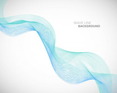 Zarif soyut vektör dalga çizgi fütüristik stili arka plan te