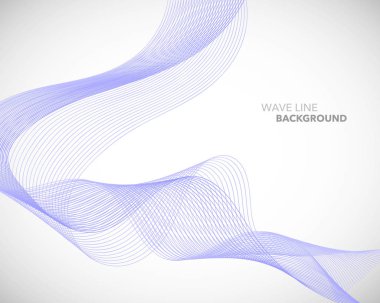 Zarif soyut vektör dalga çizgi fütüristik stili arka plan te