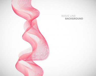 Zarif soyut vektör dalga çizgi fütüristik stili arka plan te