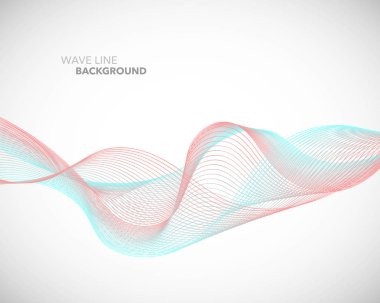 Zarif soyut vektör dalga çizgi fütüristik stili arka plan te