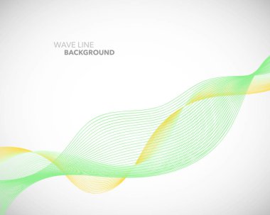 Zarif soyut vektör dalga çizgi fütüristik stili arka plan te