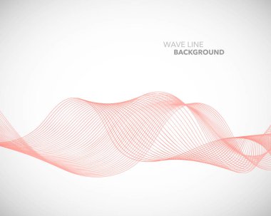 Zarif soyut vektör dalga çizgi fütüristik stili arka plan te