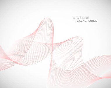 Zarif soyut vektör dalga çizgi fütüristik stili arka plan te