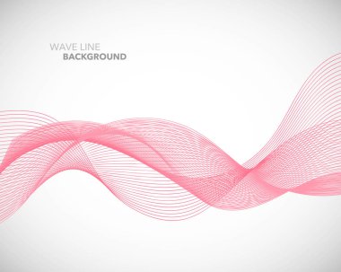 Zarif soyut vektör dalga çizgi fütüristik stili arka plan te