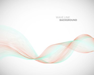 Zarif soyut vektör dalga çizgi fütüristik stili arka plan te