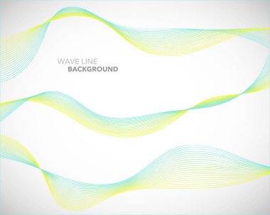 Zarif soyut vektör dalga çizgi fütüristik stili arka plan te