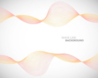 Zarif soyut vektör dalga çizgi fütüristik stili arka plan te