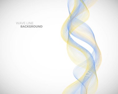 Zarif soyut vektör dalga çizgi fütüristik stili arka plan te