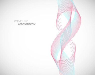 Zarif soyut vektör dalga çizgi fütüristik stili arka plan te