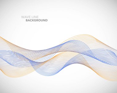 Zarif soyut vektör dalga çizgi fütüristik stili arka plan te