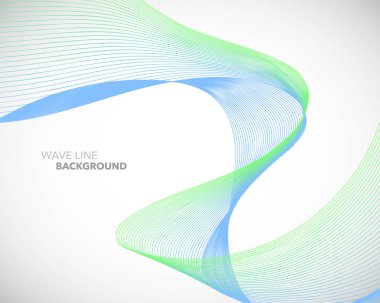 Zarif soyut vektör dalga çizgi fütüristik stili arka plan te