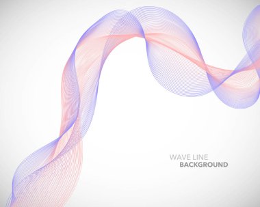 Zarif soyut vektör dalga çizgi fütüristik stili arka plan te