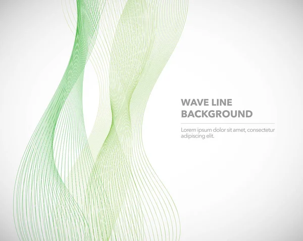 Zarif soyut vektör dalga çizgisi fütüristik biçim arkaplan şablonu