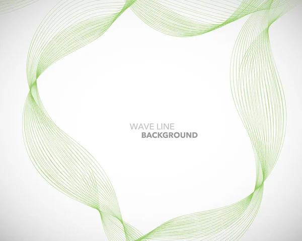 Zarif soyut vektör dalga çizgisi fütüristik biçim arkaplan şablonu