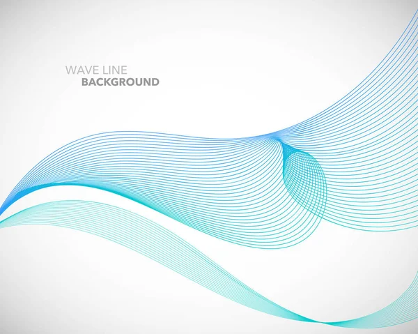 Zarif soyut vektör dalga çizgisi fütüristik biçim arkaplan şablonu