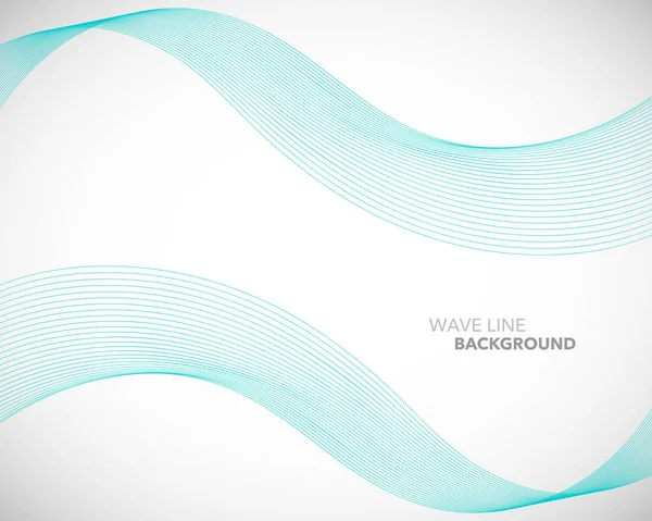 Zarif soyut vektör dalga çizgisi fütüristik biçim arkaplan şablonu