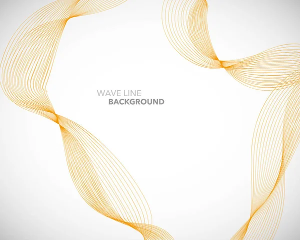 Zarif soyut vektör dalga çizgisi fütüristik biçim arkaplan şablonu