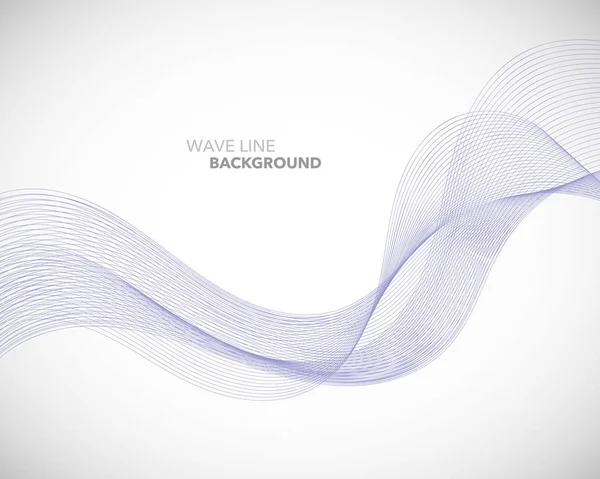 Zarif soyut vektör dalga çizgisi fütüristik biçim arkaplan şablonu