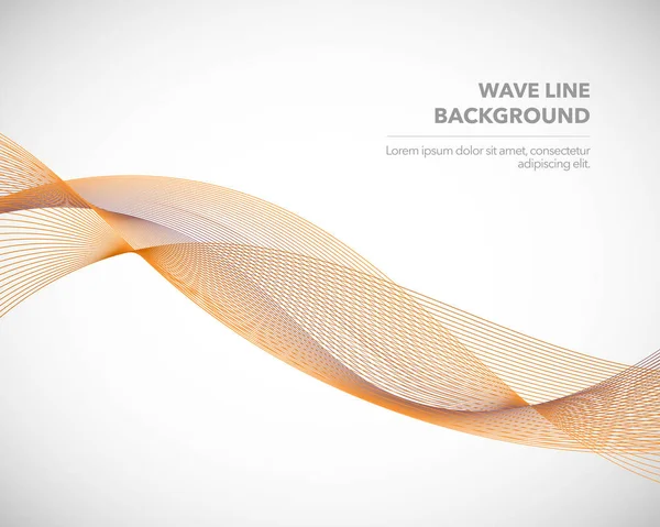 Zarif soyut vektör dalga çizgisi fütüristik biçim arkaplan şablonu