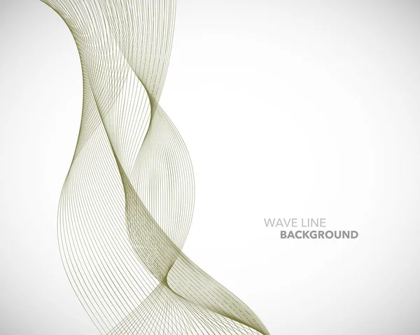 Zarif soyut vektör dalga çizgisi fütüristik biçim arkaplan şablonu