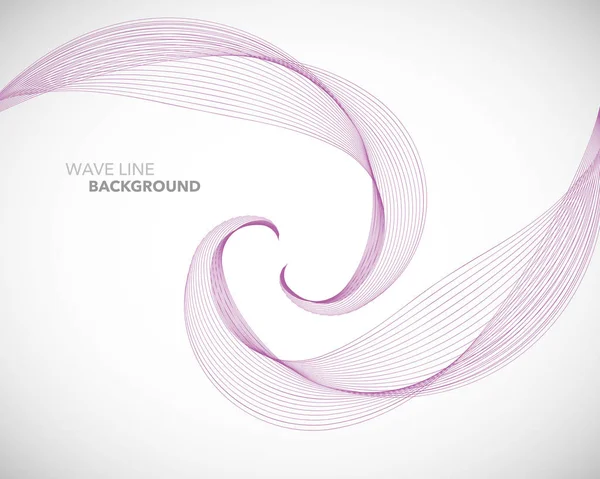 Zarif soyut vektör dalga çizgisi fütüristik biçim arkaplan şablonu