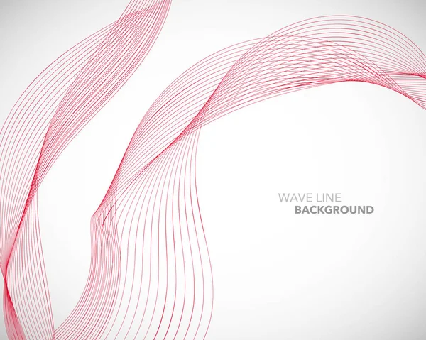 Zarif soyut vektör dalga çizgisi fütüristik biçim arkaplan şablonu