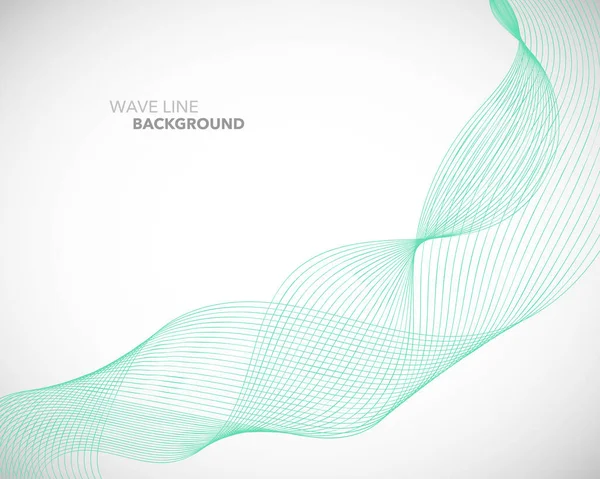 Zarif soyut vektör dalga çizgisi fütüristik biçim arkaplan şablonu