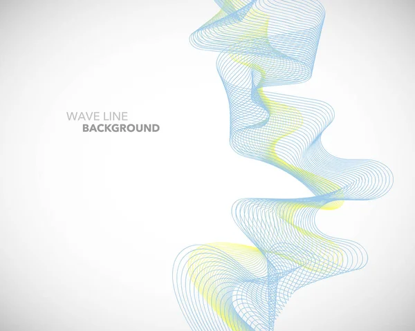 Zarif soyut vektör dalga çizgi fütüristik stili arka plan te