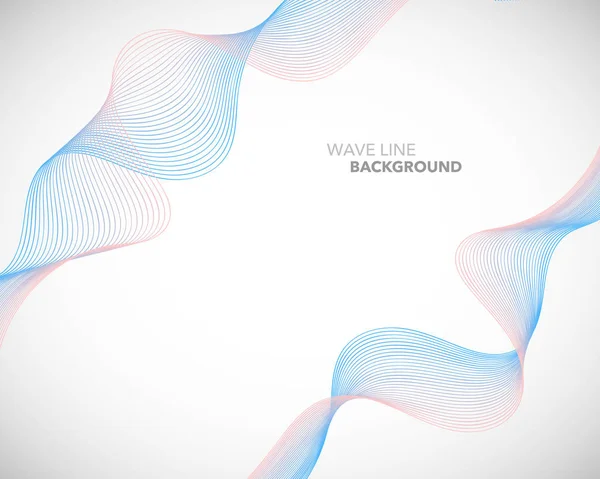 Zarif soyut vektör dalga çizgi fütüristik stili arka plan te